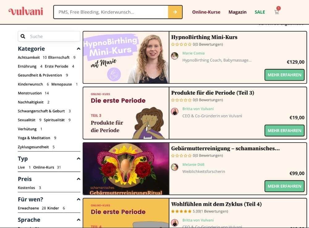Entwicklung eines WordPress Marktplatzes für Online-Kurse